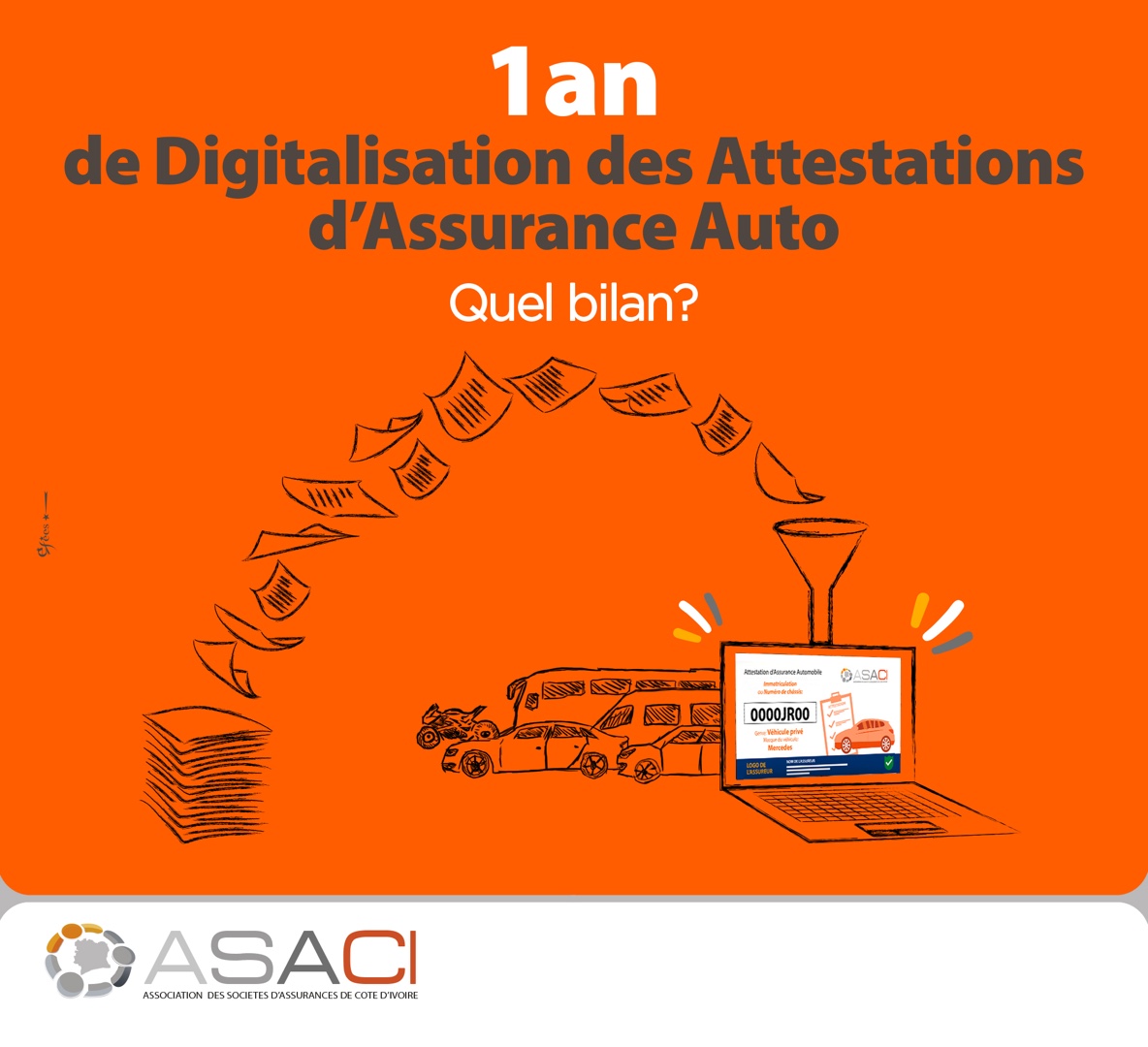 Transformation digitale des attestations d’assurance auto en Côte d’Ivoire : un bilan positif