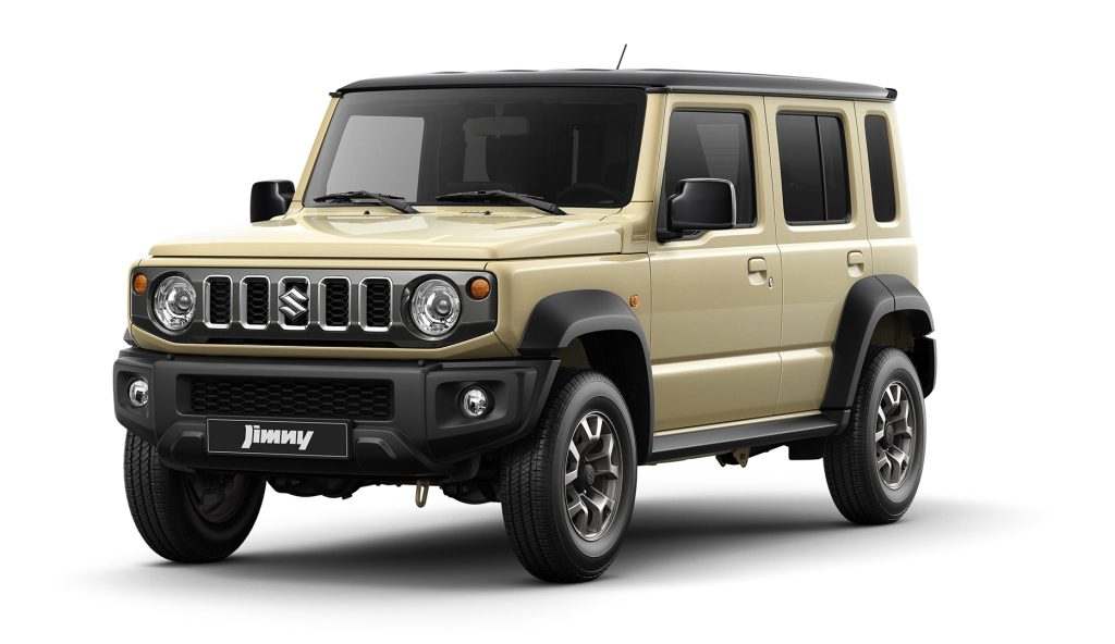 Le modèle SUZUKI JIMNY de couleur belge