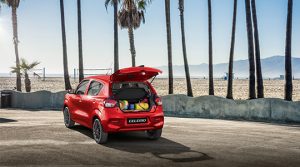 L'arrière de la Suzuki Celerio