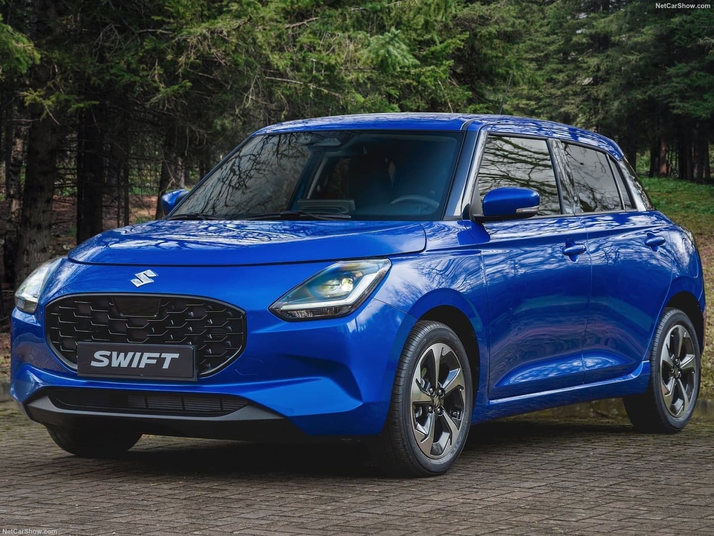 La Suzuki Swift bleue