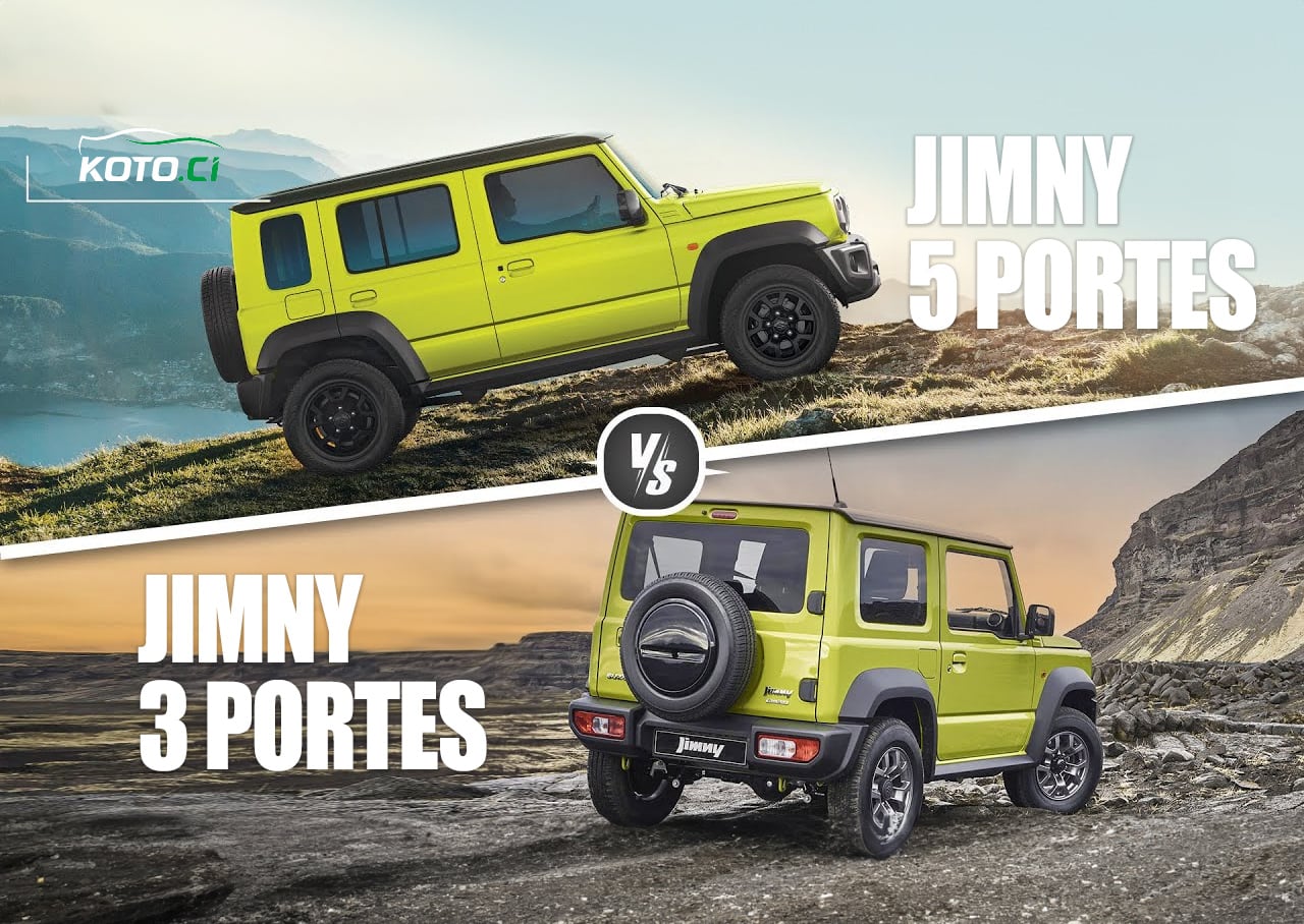 Suzuki Jimny : Comparaison des Versions 1.5L 4×4 BVM et BVA , 3 portes et 5 portes