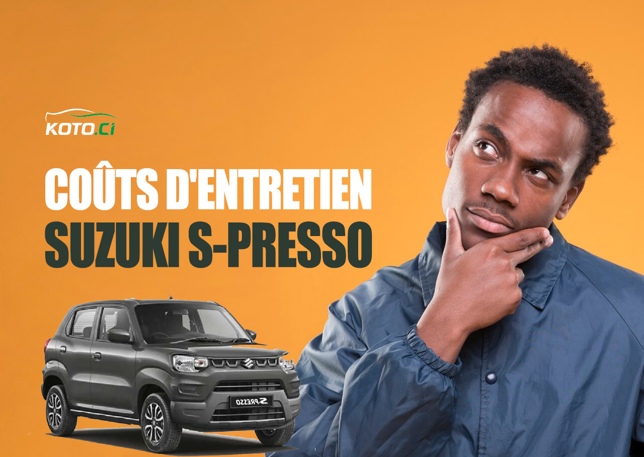 Coûts d’entretien de la Suzuki S-Presso en Côte d’Ivoire : Guide complet