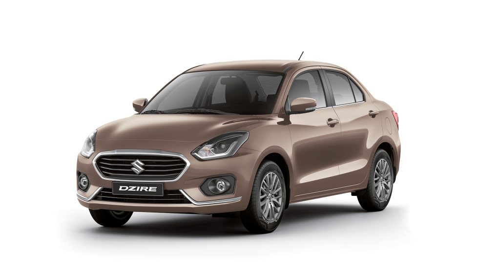 La Suzuki Dzire - couleur marron pour une touche élégante