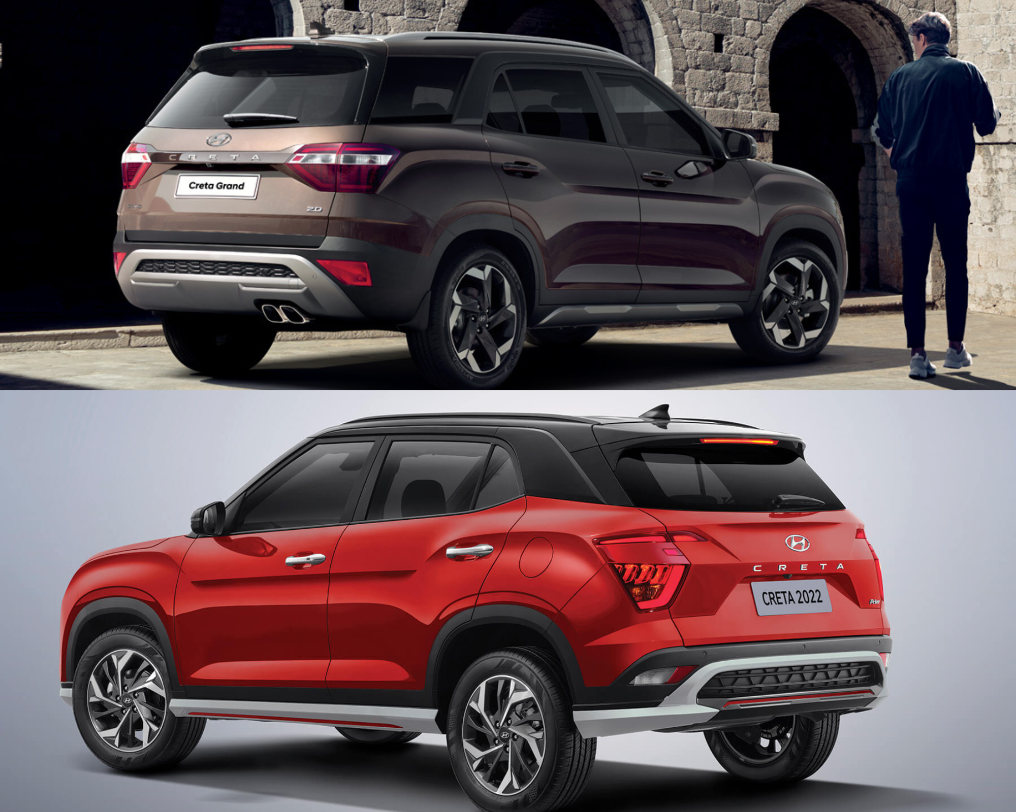 Comparatif des modèles Hyundai Grand Creta et le Hyundai Creta