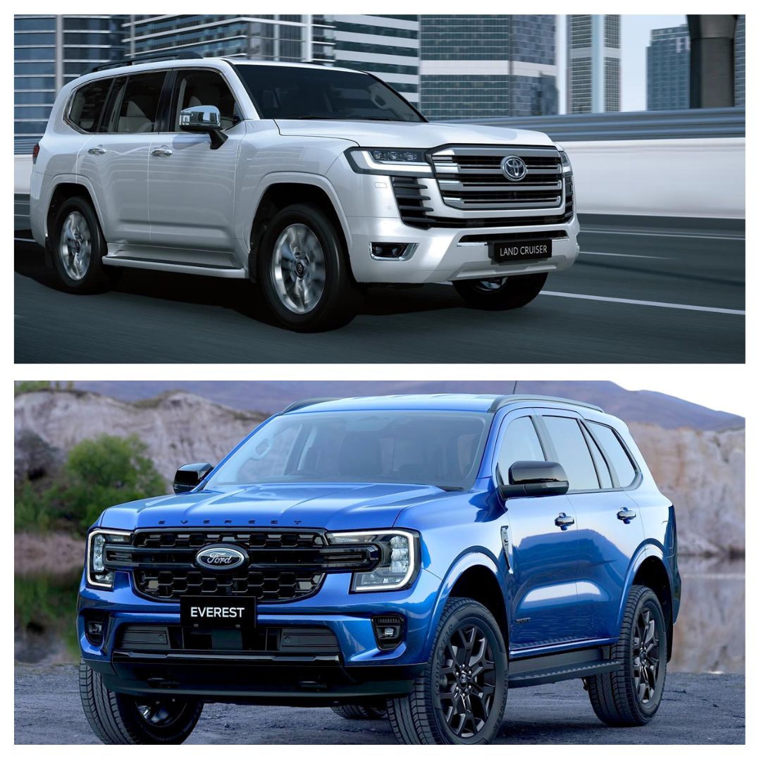 Ford Everest vs Toyota Land Cruiser : comparatif des SUV 4x4